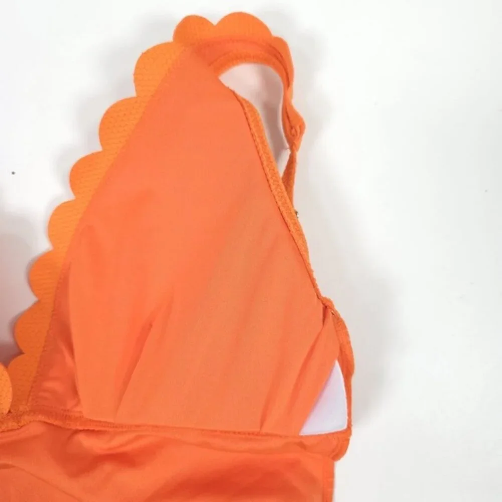 NWT Kate Spade One Piece Swimsuit Satsuma Orange S9B428A‎ Size S